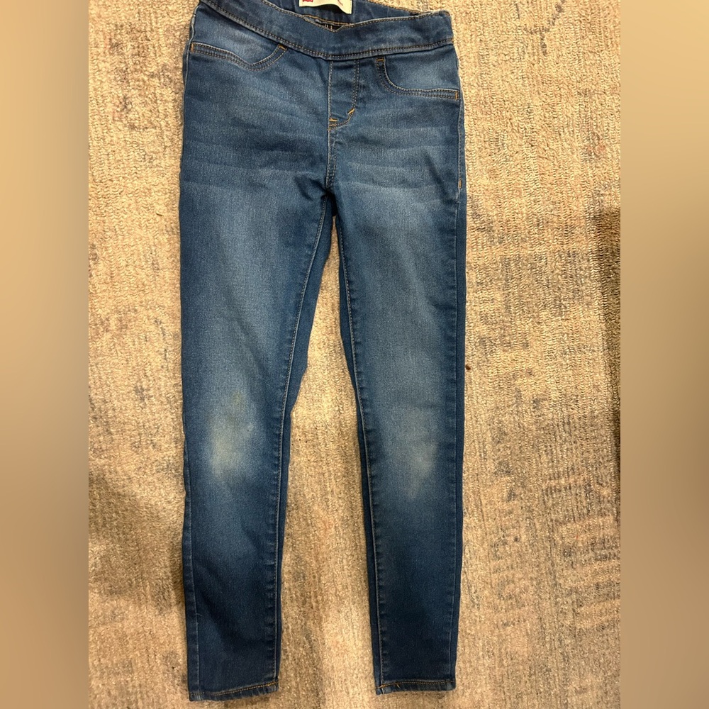 Levi's Kids put on leggings blue Jeans in size 8 regular